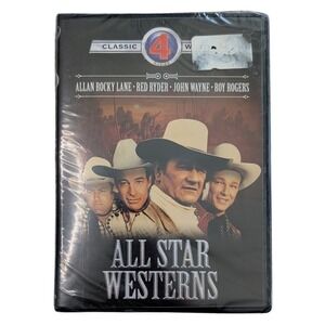 Sealed All Star Westerns DVD Allan Rocky Lane Red Ryder John Wayne Roy Rogers